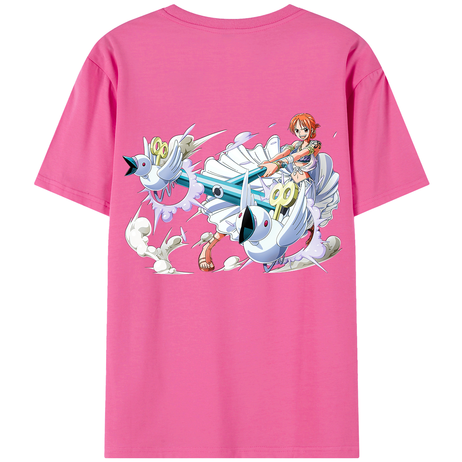 （画像用） ワンピース ナミ ONE PIECE Nami レディース半袖Tシャツ(バックプリント)